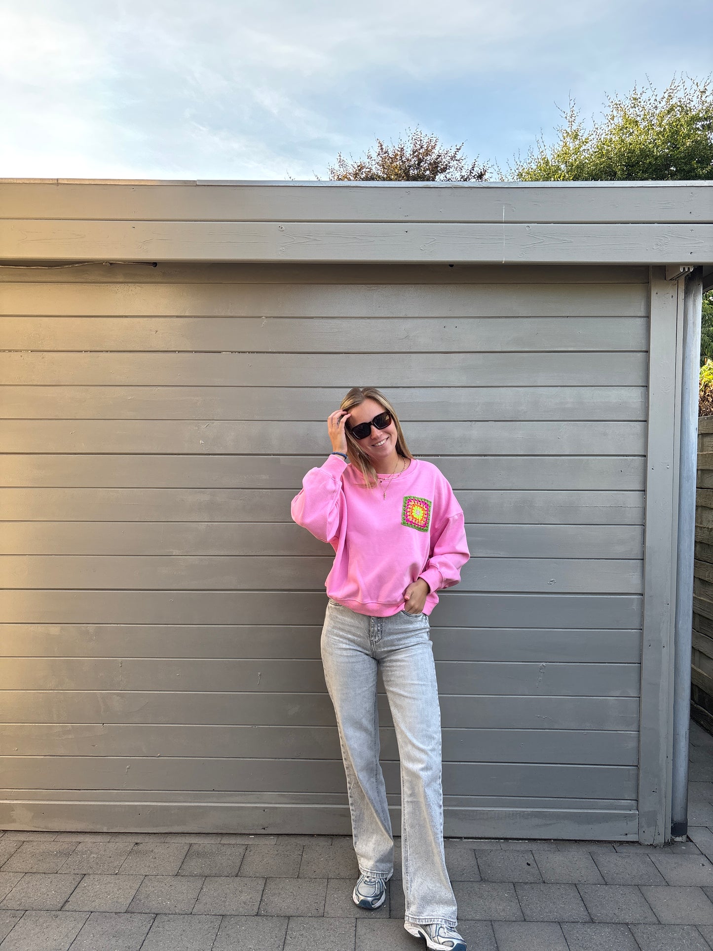 Lou sweater - roze