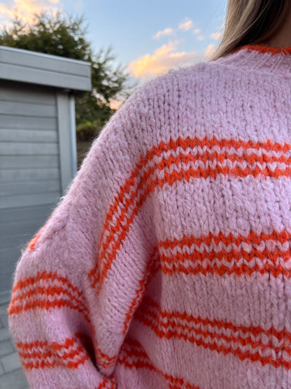 Lily trui - roze/oranje