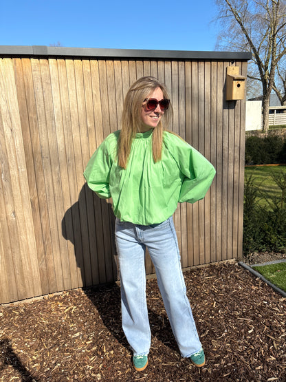 Zara blouse - lichtgroen