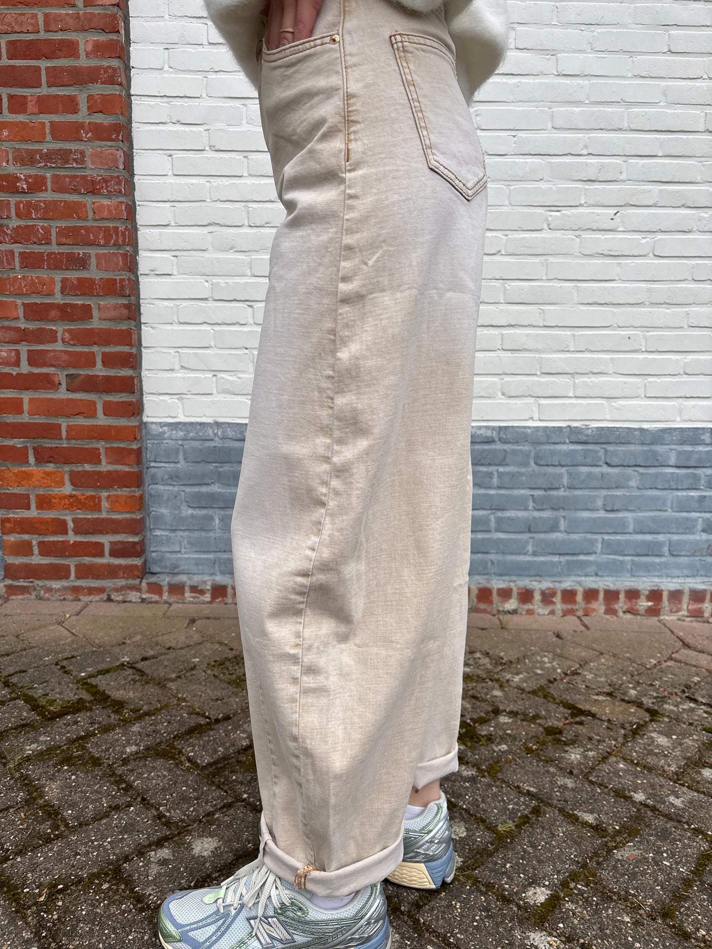 Balloon jeans - beige
