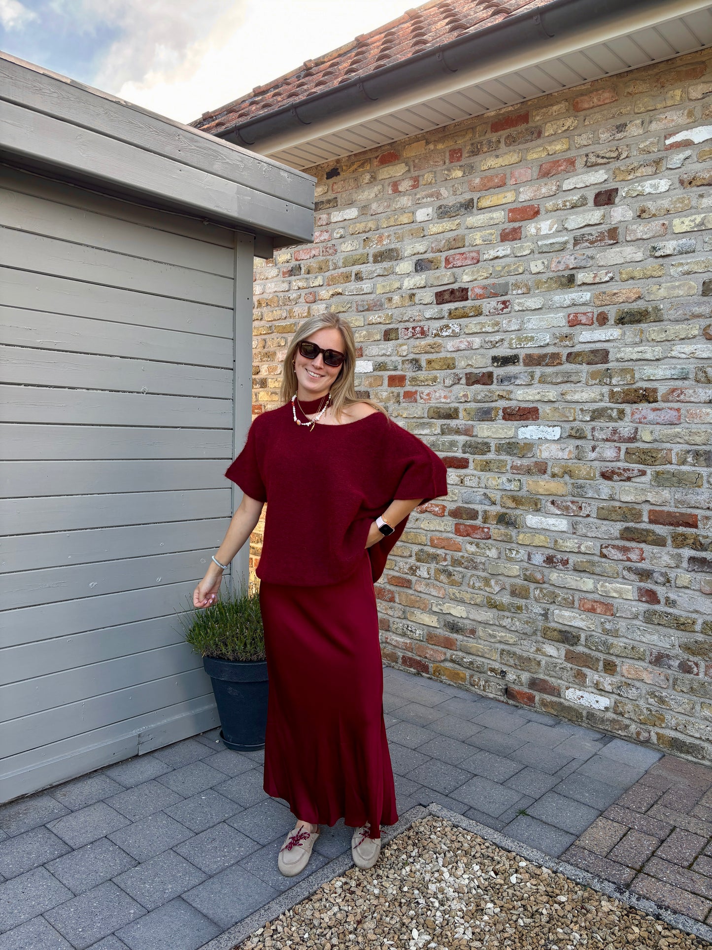 Marie pull - bordeaux