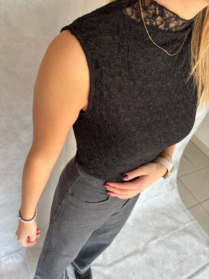 Fleur top - zwart