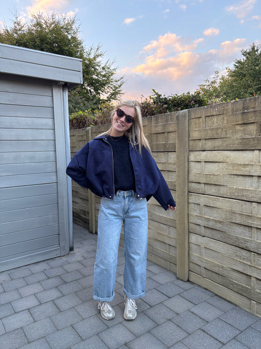 Jolene jas - donkerblauw