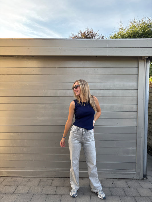Maya top - donkerblauw