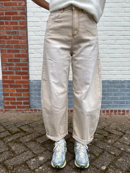 Balloon jeans - beige