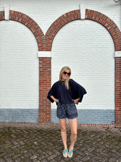 Olivia short - donkerblauw