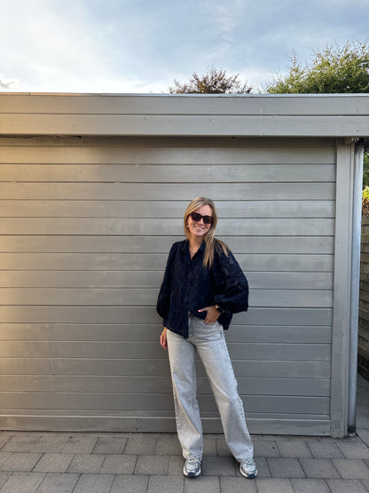 Elise blouse - donkerblauw