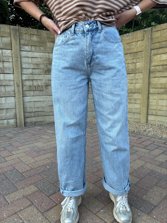 Ballon jeans - lichtblauw