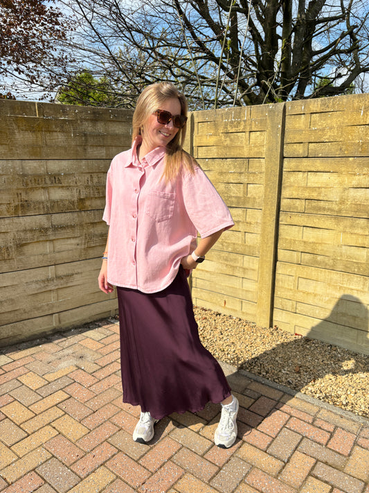 Lau jeanshemd - roze