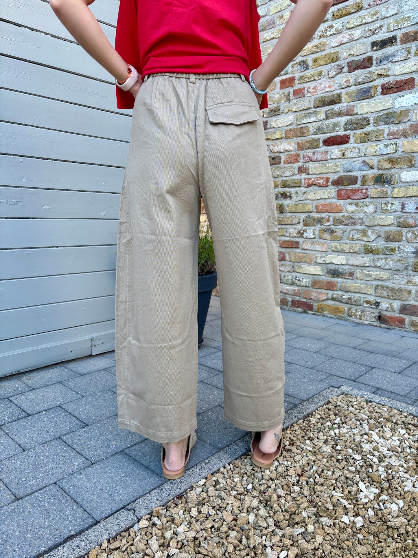 Balloon jeans - beige