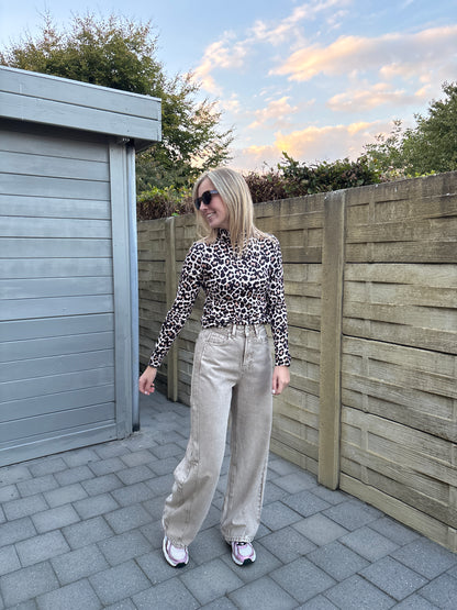 Loa top - leopard