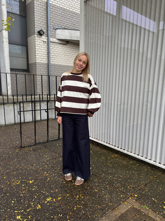 Mona sweater - beige/bruin