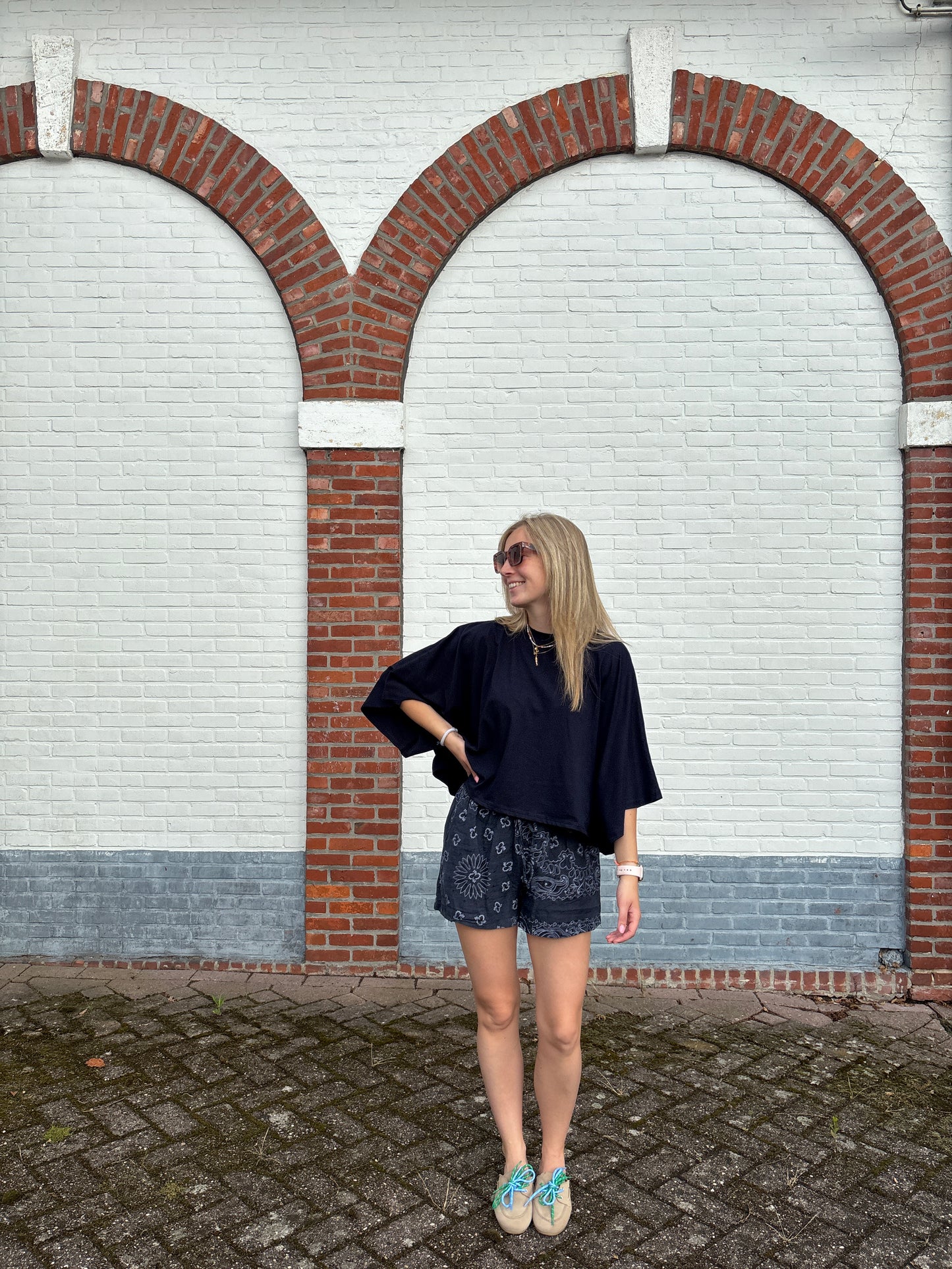 Olivia short - donkerblauw