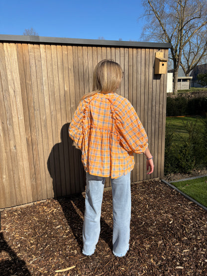 Mona blouse - oranje