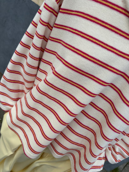 Bibi polo - wit/rood/geel