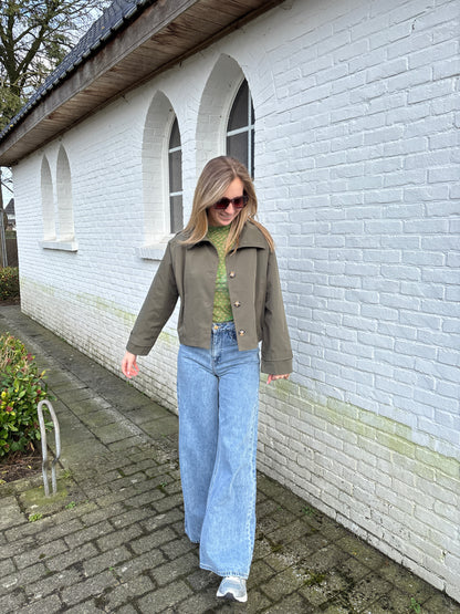 Kami trenchcoat - kaki