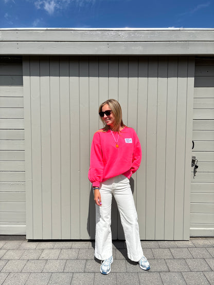 Suze sweater - felroze