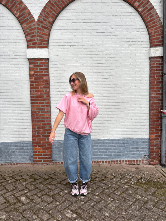 Flo T-shirt - lichtroze