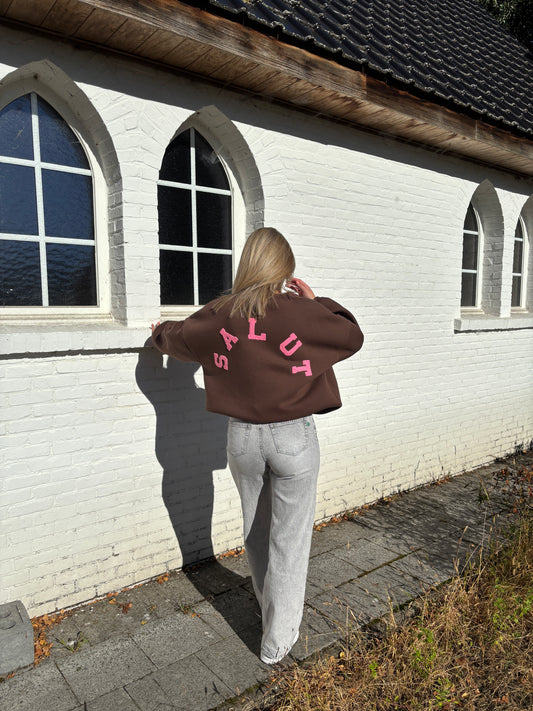 Salut sweater - bruin