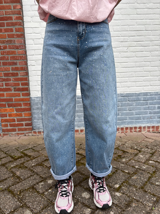Balloon glitter jeans