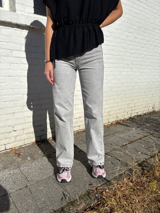 Straight leg jeans - grijs
