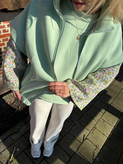 Billy gilet - muntgroen