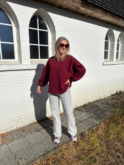 Salut sweater - bordeaux