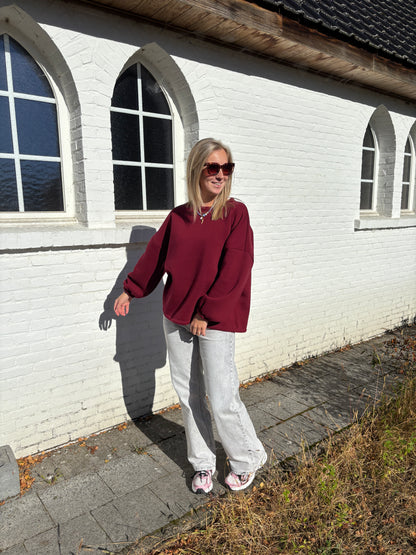 Salut sweater - bordeaux