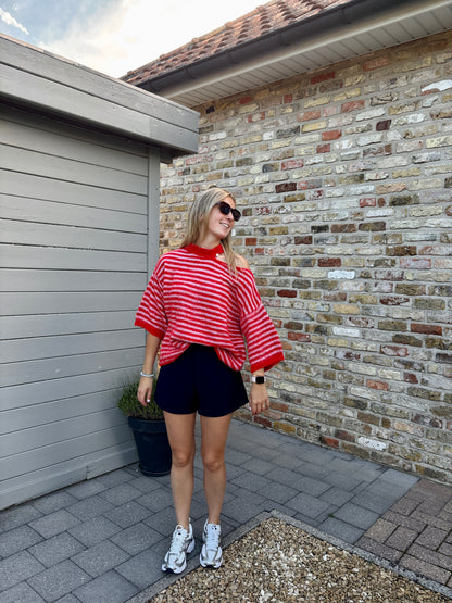 Marie pull - rood/roze
