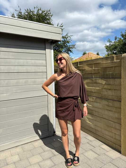 Beau skort - bruin