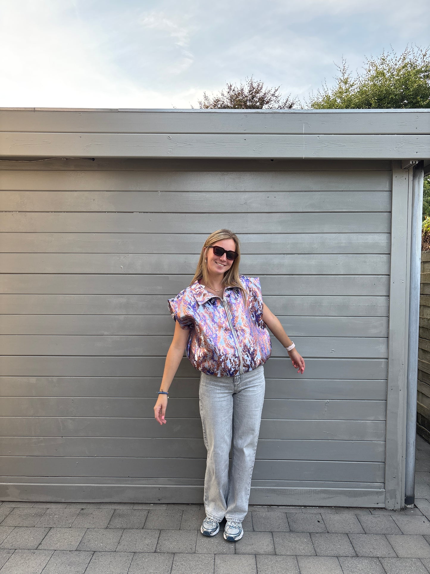 Suus vest - blauw