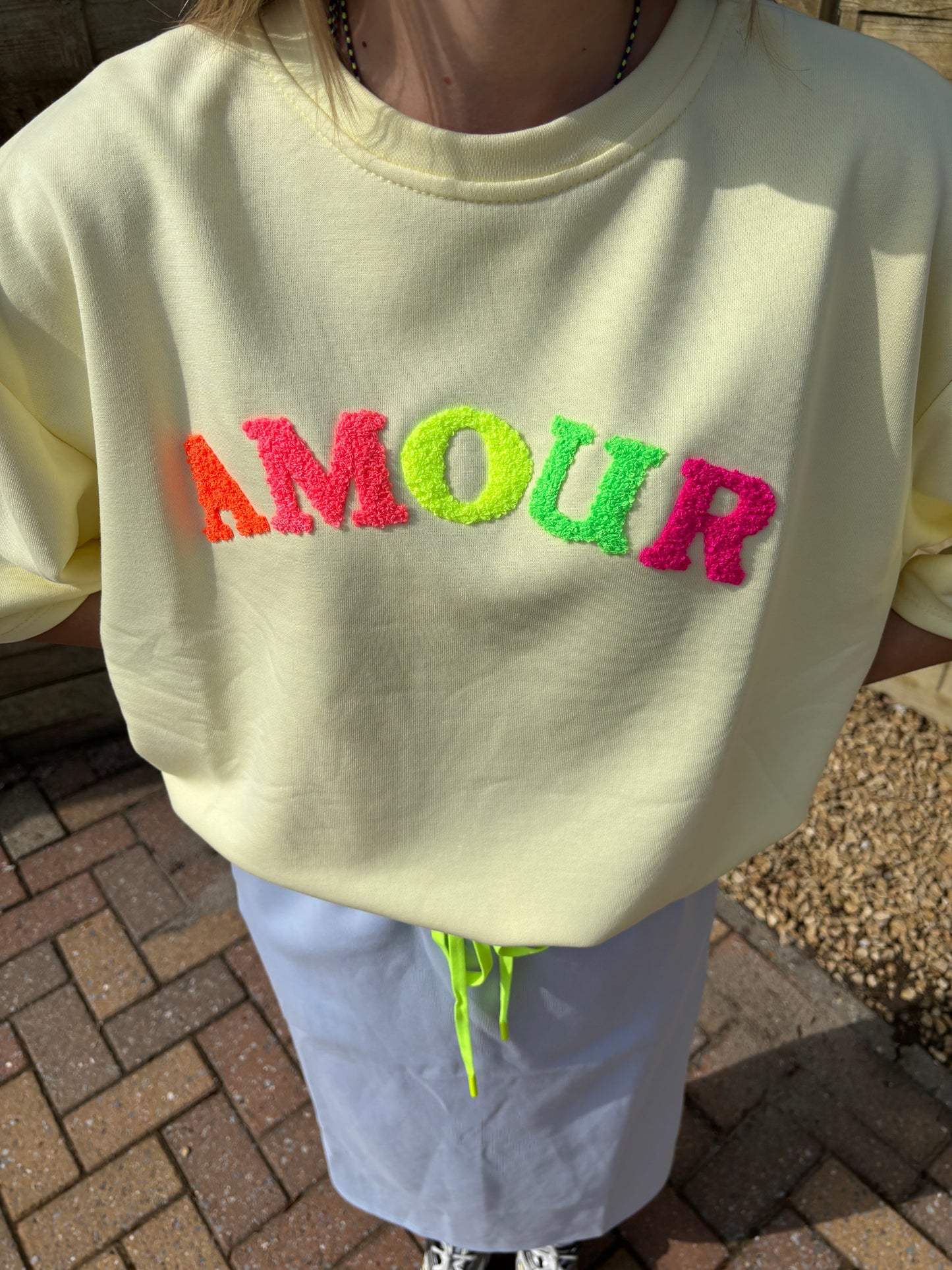 Amour shirt - geel