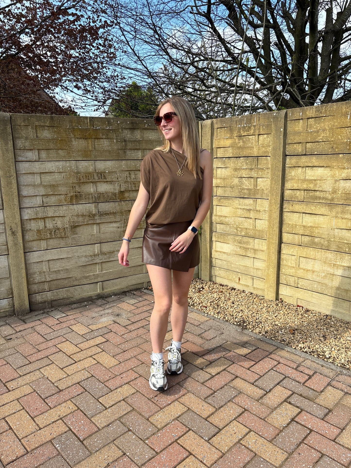 Elodie top - bruin