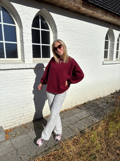 Salut sweater - bordeaux