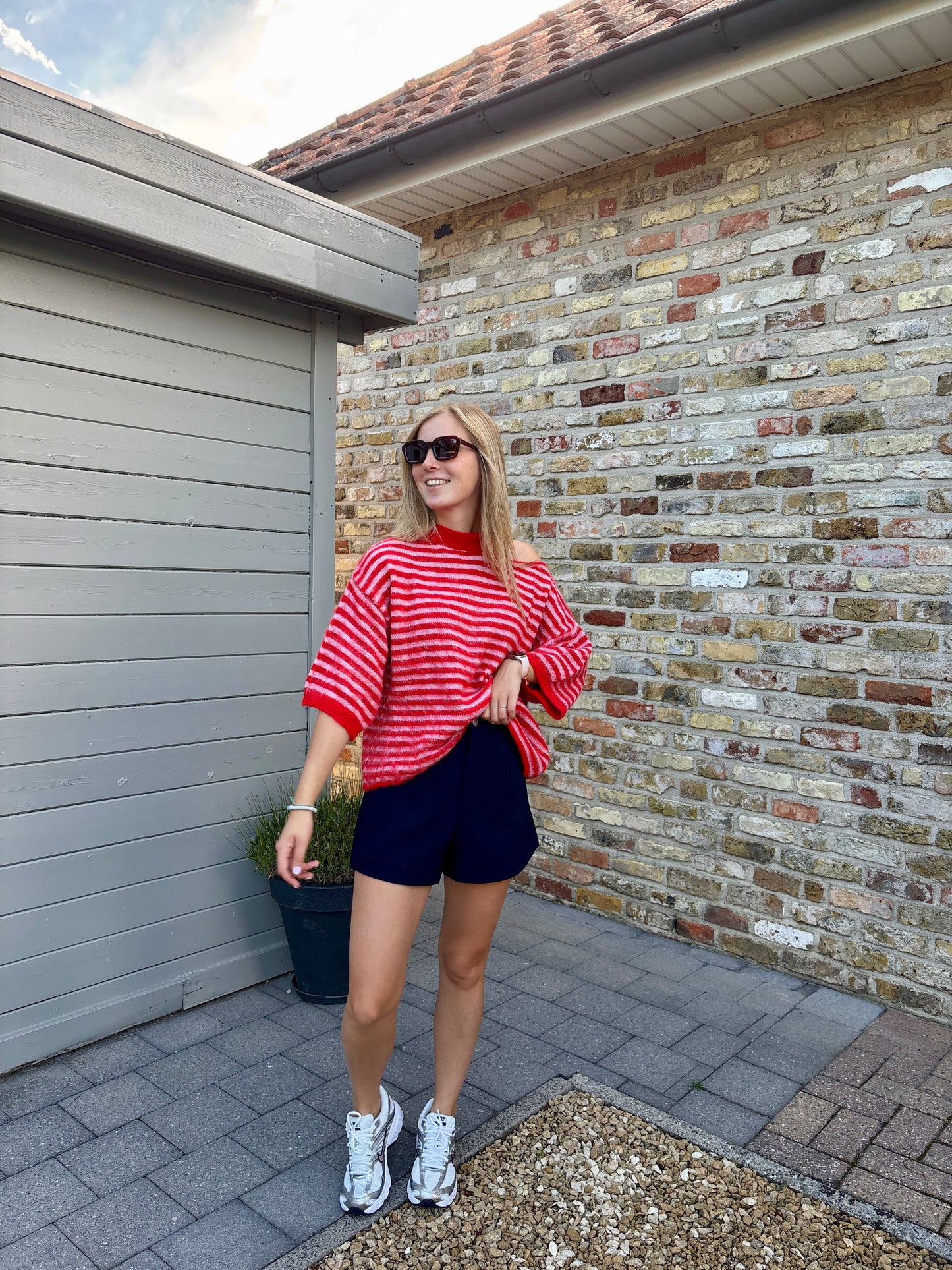 Marie pull - rood/roze