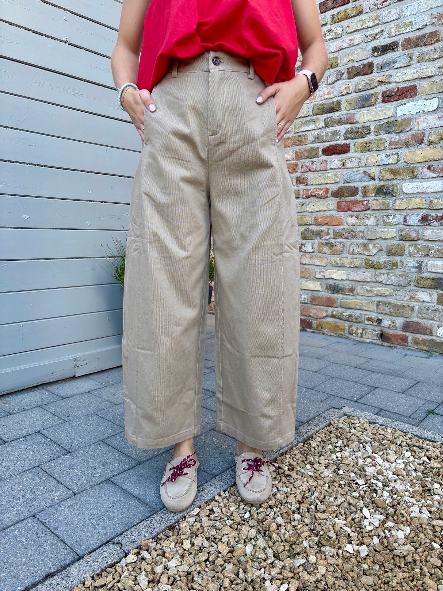Balloon jeans - beige