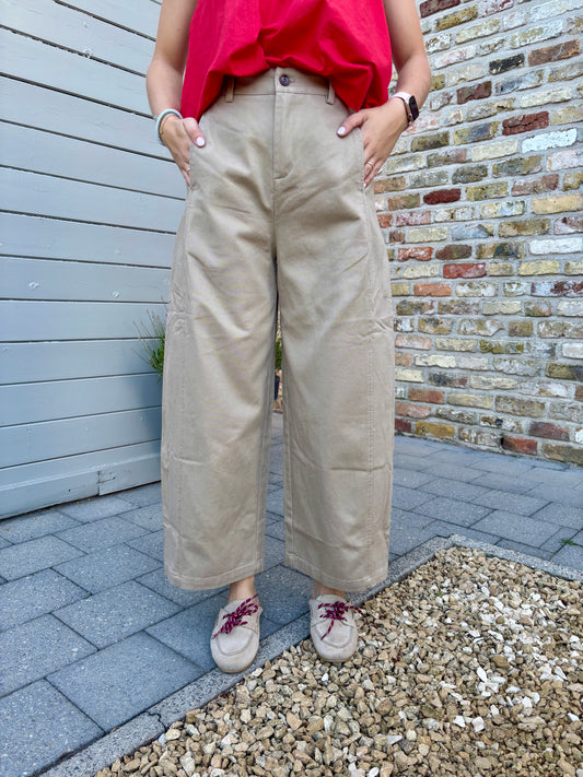 Balloon jeans - beige
