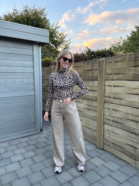Loa top - leopard