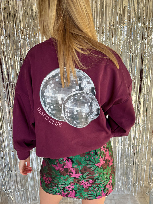 Disco sweater - plum