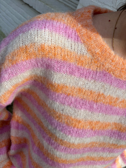 Mel trui - oranje/roze