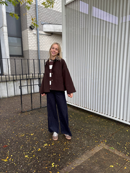 Delphine jas - bruin