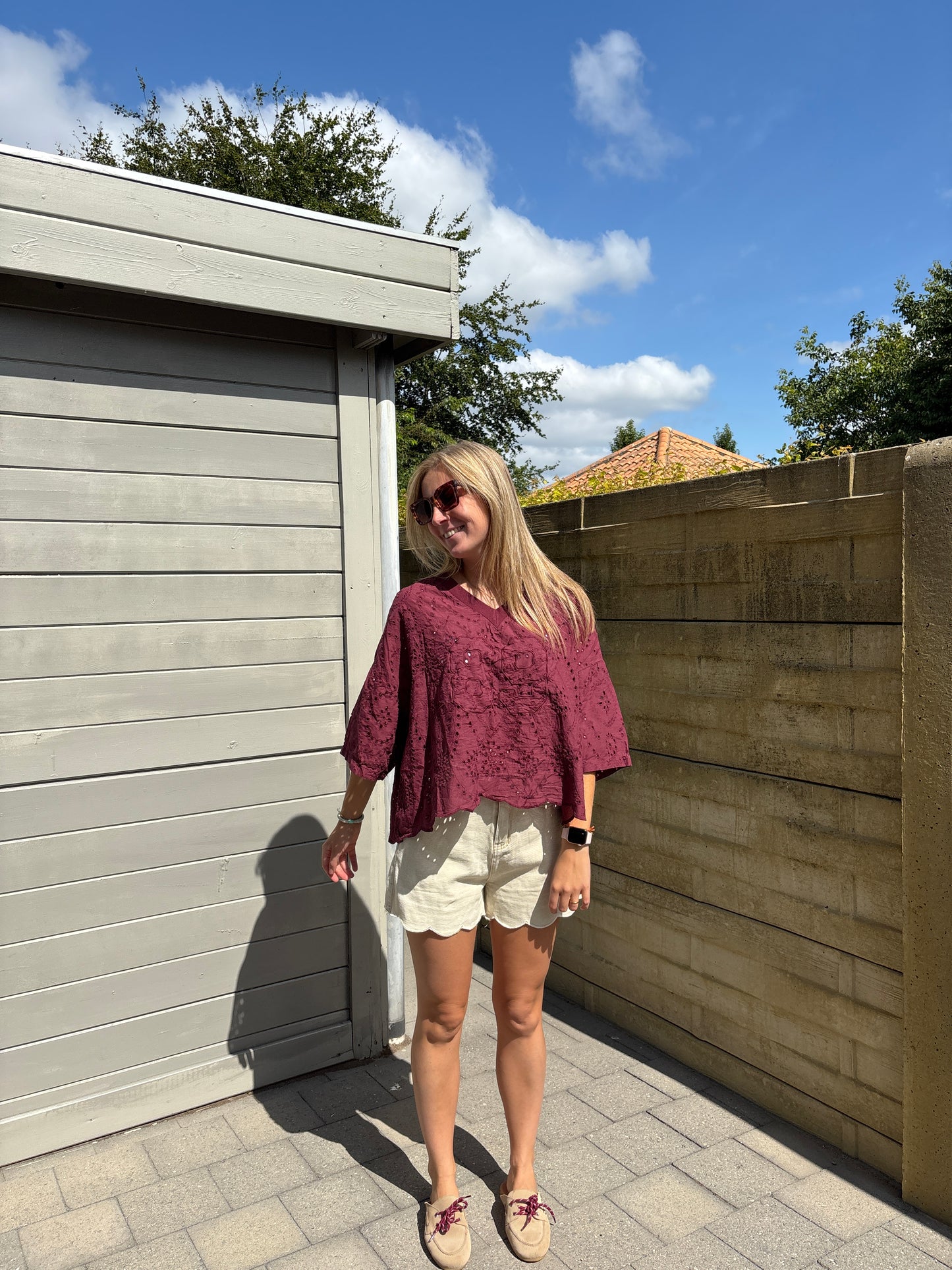Lola t-shirt - bordeaux