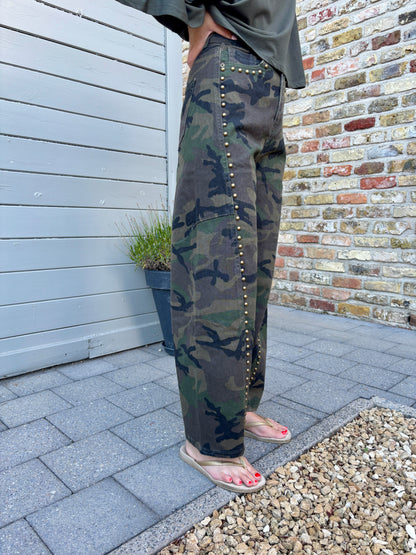 Army balloon jeans
