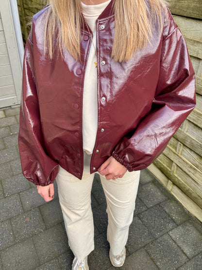 Truus bomber - bordeaux