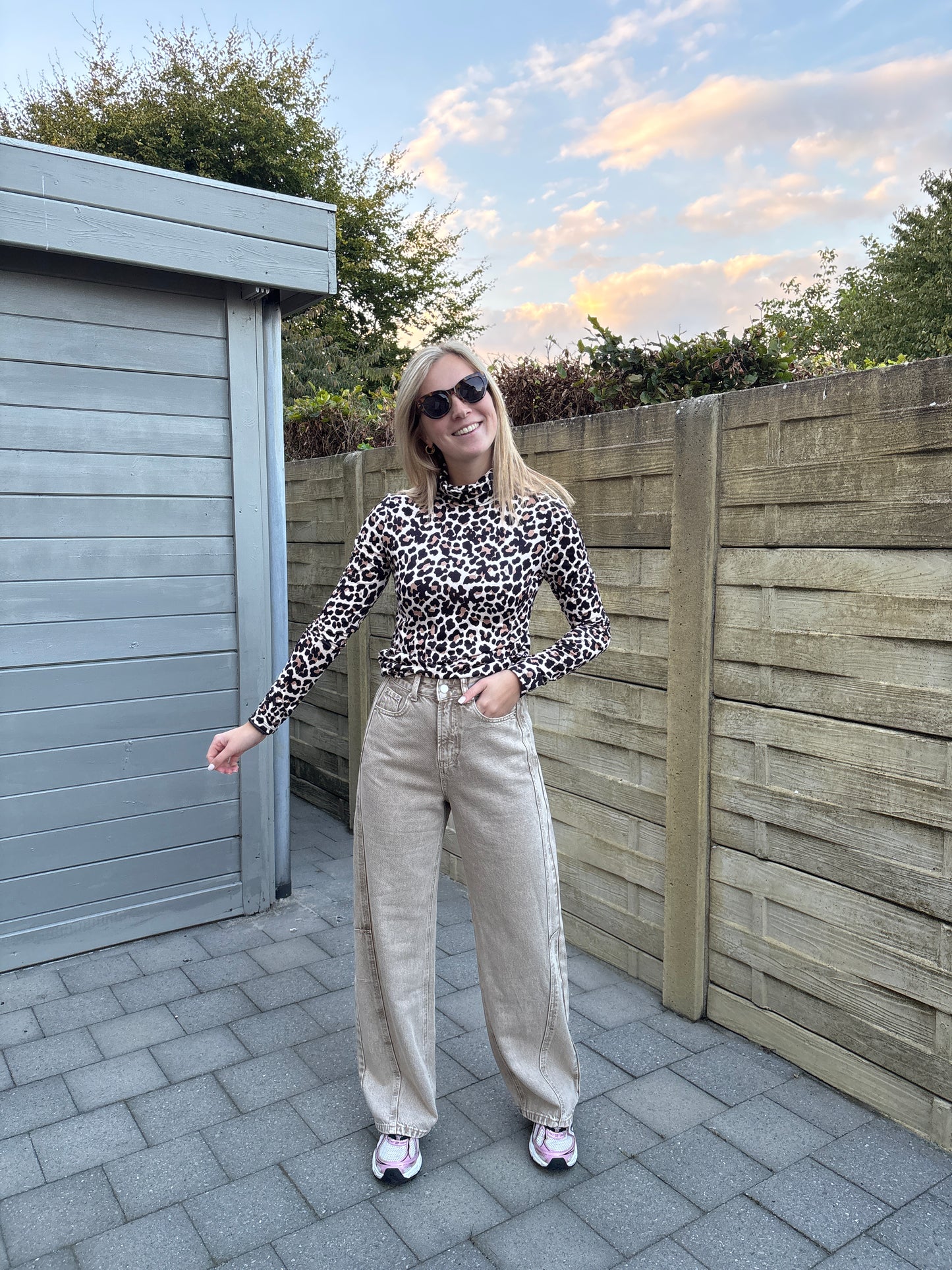 Loa top - leopard